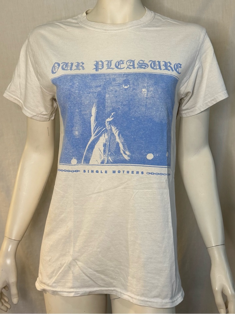 Single Mothers band tour white t shirt size small